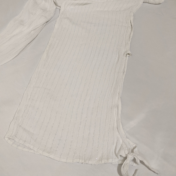 NWT Elan Gemma White Wide Leg Jumpsuit Cover Up - Picture 9 of 11